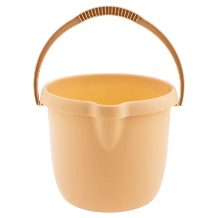 Ведро пластмассовое круглое Palisad 12 л, бежевое, Home 929495 купить в Надыме