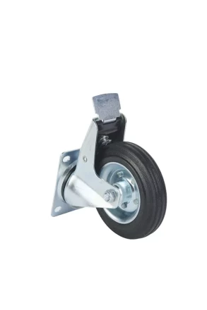 Колесо поворотное усиленное резина SRCB 63 160 мм с тормозом 1027197 купить в Надыме