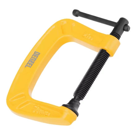 Струбцина G-образная Denzel, усиленная, 50 мм, 20641 купить в Надыме