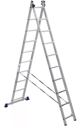 Лестница 2-х секционная алюминиевая 2*10 1013298 купить в Надыме