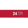 Полотно ЗУБР "МАСТЕР" по металлу 24 TPI  (шаг 1.0мм), Универсальное, 10шт 15853-24-10 купить в Надыме