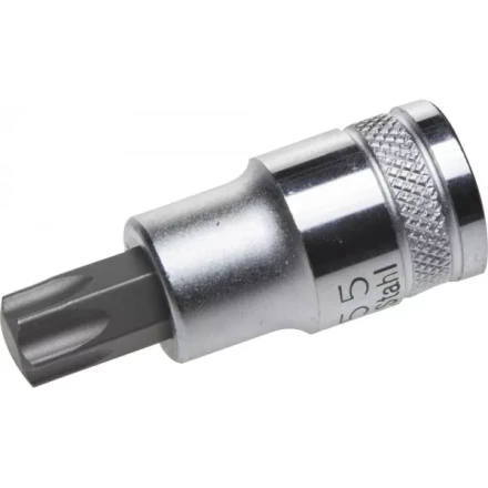 Торцовая бита-головка KRAFTOOL "INDUSTRIE QUALITAT", материал S2, TORX, сатинированная, 1/2", Т55 27905-55_z01 купить в Надыме