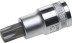 Торцовая бита-головка KRAFTOOL &quot;INDUSTRIE QUALITAT&quot;, материал S2, TORX, сатинированная, 1/2&quot;, Т55 27905-55_z01 купить в Надыме