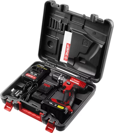 Дрель-шуруповерт 2 АКБ ДА-18-2-Ли КНМ2 серия МАСТЕР купить в Надыме