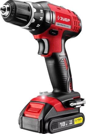 Дрель-шуруповерт 2 АКБ ДА-18-2-Ли КНМ2 серия МАСТЕР купить в Надыме