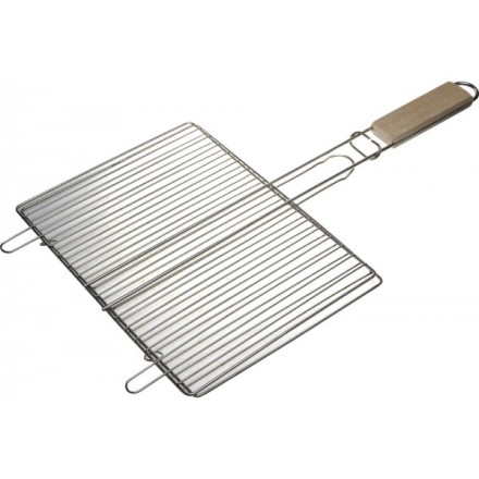 Решетка-гриль GRINDA &quot;BARBECUE&quot;, плоская, нержавеющая сталь, 300х225мм 424733 купить в Надыме
