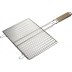 Решетка-гриль GRINDA &quot;BARBECUE&quot;, плоская, нержавеющая сталь, 300х225мм 424733 купить в Надыме