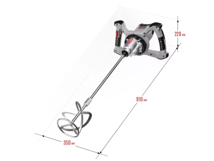 Миксер строительный 2 скорости МР-1400-2 серия МАСТЕР купить в Надыме