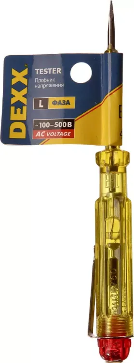 Пробник DEXX электрический, с этикеткой, 100-500В, 130мм 25750 купить в Надыме