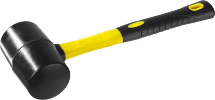 Киянка STAYER "PROFESSIONAL" резиновая ЧЕРНАЯ, с фиберглассовой ручкой 2054-75 купить в Надыме