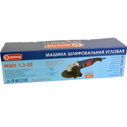Угловая шлифмашина (болгарка) Диолд МШУ-1,3-02 (константная электроника) купить в Надыме