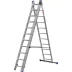 Лестница ЗУБР универсальная, трехсекционная со стабилизатором, 11 ступеней 38831-11 купить в Надыме