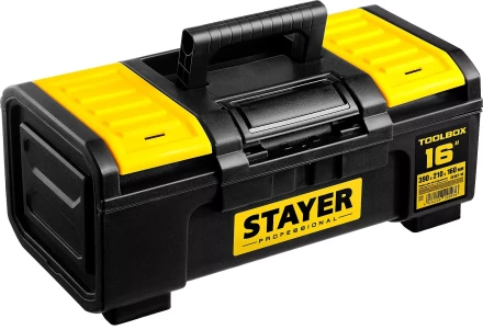 Ящик для инструмента "TOOLBOX-16" пластиковый, STAYER Professional 38167-16 купить в Надыме
