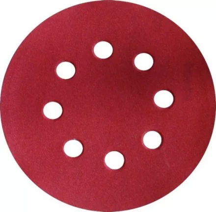 Шлифкруги Ф125 мм К400 на липучей основе с отверстиями 5 штук для дерева и металла 20209 купить в Надыме