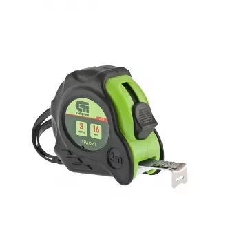 Рулетка Графит, обрезиненный корпус, амортизатор, 3 м х 16 мм  СИБРТЕХ 32530 купить в Надыме