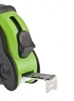 Рулетка Графит, обрезиненный корпус, амортизатор, 3 м х 16 мм  СИБРТЕХ 32530 купить в Надыме