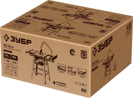 ЗУБР d 254 мм, 1900 Вт, распиловочный станок с удлинителем (СРЦ-254су) купить в Надыме