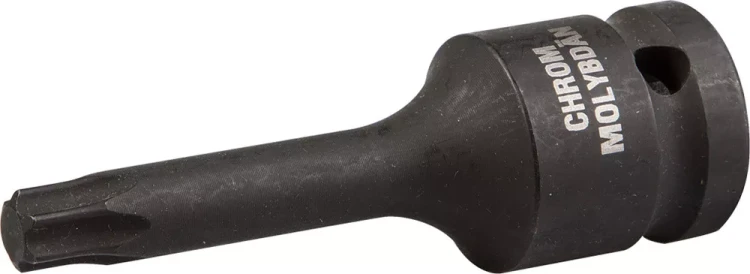 Торцовая головка KRAFTOOL "INDUSTRIE QUALITAT" ударная (1/2"), TORX, Cr-Mo, фосфатированная, T50 27952-50_z01 купить в Надыме