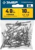 ЗУБР 4.0 x 10 мм, 50 шт, стальные заклепки, Профессионал (313126-40-10) купить в Надыме