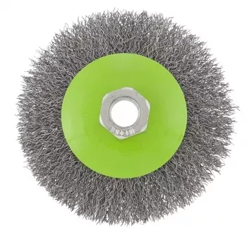 Щетка для УШМ 100 мм М14 "тарелка" витая проволока СИБРТЕХ 746087 купить в Надыме