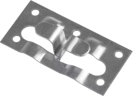 ЗУБР Кляймер-КГ, 10 x 34 x 70 мм, цинк, 50 шт, угловой крепеж для керамогранита (30857) купить в Надыме