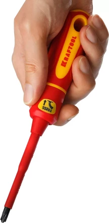 Набор "Х-Drive ELECTRO": Высоковольтные отвертки, сменные стержни, ключи специальные, до 1000В, 18 предм, KRAFTOOL 220092-H18 купить в Надыме