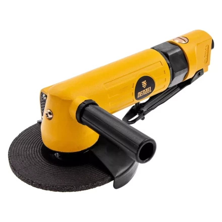 Пневматическая углошлифовальная машина Denzel 57477 AG125, 11000 об/мин, 125 мм, 186 л/мин купить в Надыме