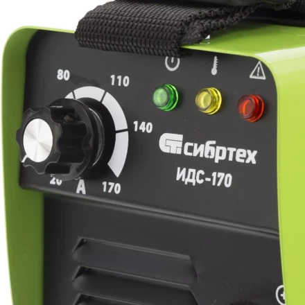 Аппарат инверторный дуговой сварки СИБРТЕХ ИДС-170 94375 купить в Надыме