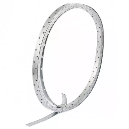 Лента перфорированная монтажная 2 мм LM 2см х 10м отверстие 4,5–5 мм цинк Россия Сибртех 46579 купить в Надыме