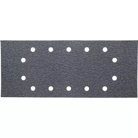 Лист шлиф. универсал. URAGAN с покрытием стеарата цинка, 14 отверстий по кругу, для ПШМ, P80, 115х280мм, 50шт 907-23104-080-50 купить в Надыме