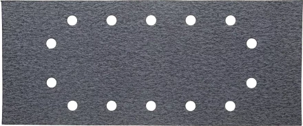 Лист шлиф. универсал. URAGAN с покрытием стеарата цинка, 14 отверстий по кругу, для ПШМ, P80, 115х280мм, 50шт 907-23104-080-50 купить в Надыме