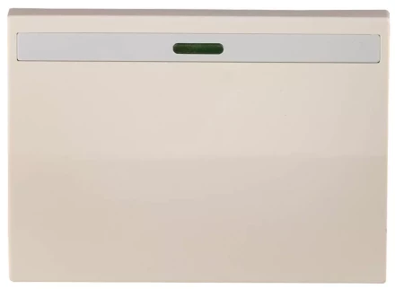 Выключатель СВЕТОЗАР "ЭФФЕКТ" проходной, с эффектом свечения, одноклавишный, без вставки и рамки, бежевый, 10A/~250B SV-54438-B купить в Надыме