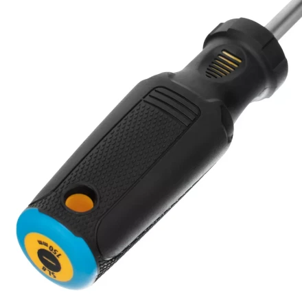 Отвертка SL8x150 мм, CrV, трехкомпонентная рукоятка Denzel 12200 купить в Надыме