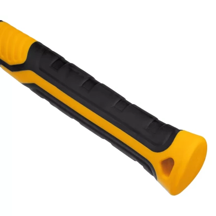 Киянка резиновая, 450 г, черно-белая, фибергласовая рукоятка c TPR покрытием Denzel 11102 купить в Надыме