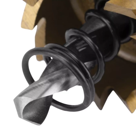 Коронка по металлу HSS, 22 мм, нитридтитановое покрытие Denzel 724103 купить в Надыме