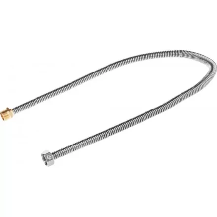 Подводка ЗУБР "ЭКСПЕРТ" сильфонная из нержавеющей стали, для воды, г/ш  (гайка-штуцер), 1/2", 0,8м 51011-G/S-080 купить в Надыме