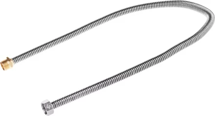 Подводка ЗУБР "ЭКСПЕРТ" сильфонная из нержавеющей стали, для воды, г/ш  (гайка-штуцер), 1/2", 0,8м 51011-G/S-080 купить в Надыме