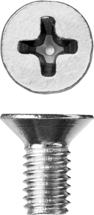 Винт ЗУБР "МАСТЕР" DIN 965, класс прочности 4.8, оцинкованный, M5x10мм, 5кг 303110-05-010 купить в Надыме