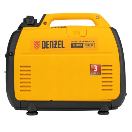 Генератор инверторный Denzel GT-1200iS, 1.2 кВт, 230 В, бак 2.4 л, закрытый корпус, ручной старт купить в Надыме