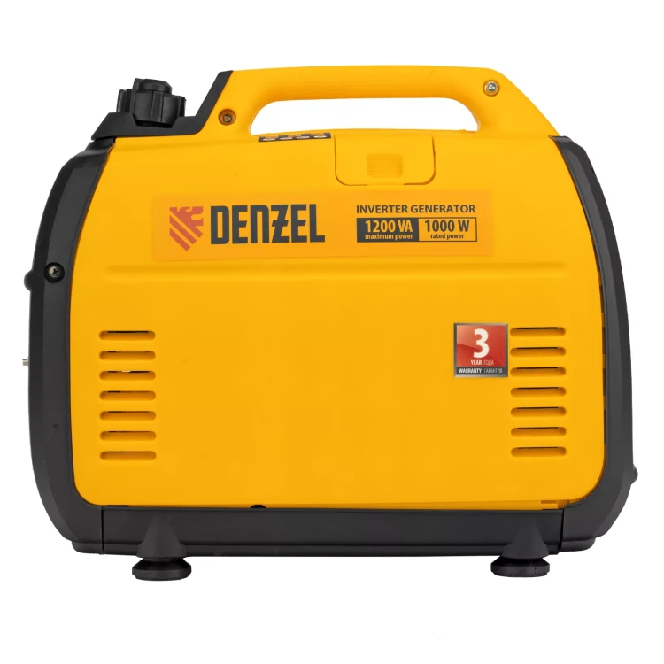 Генератор инверторный Denzel GT-1200iS, 1.2 кВт, 230 В, бак 2.4 л, закрытый корпус, ручной старт купить в Надыме