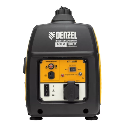 Генератор инверторный Denzel GT-1200iS, 1.2 кВт, 230 В, бак 2.4 л, закрытый корпус, ручной старт купить в Надыме