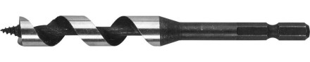 ЗУБР. Сверло по дереву, спираль Левиса, шестигранный хвостовик 1/4&quot;, 12х120мм 29483-120-12 купить в Надыме