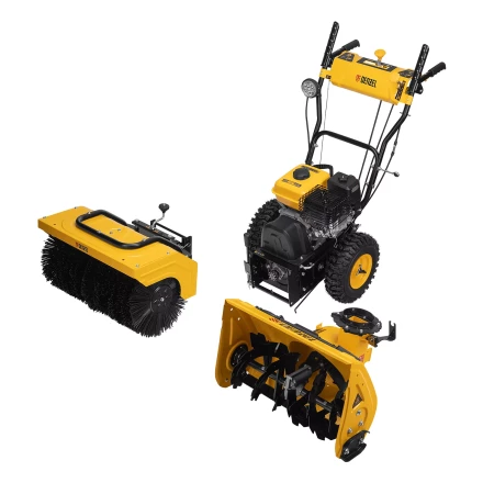 Гибридная снегоуборочная машина с функц. подметания Denzel SWB-600, 212 сс, руч. старт, 2 насадки купить в Надыме