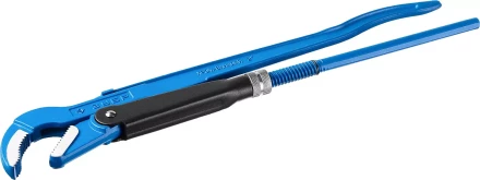 Ключ трубный рычажный ЗУБР &quot;ПРОФЕССИОНАЛ&quot;, изогнутые губки, цельнокованый, Сr-V, № 3,  2&quot; 27337-3_z01 купить в Надыме