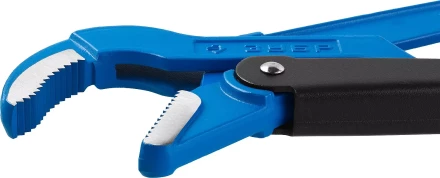 Ключ трубный рычажный ЗУБР &quot;ПРОФЕССИОНАЛ&quot;, изогнутые губки, цельнокованый, Сr-V, № 3,  2&quot; 27337-3_z01 купить в Надыме