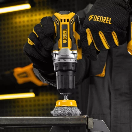 Щетка для дрели, 50 мм, Чашка, со шпилькой, нержавеющая витая проволока Denzel 744633 купить в Надыме