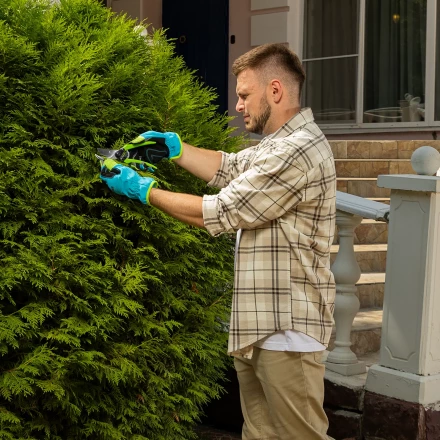 Секатор прямого реза Palisad, 200 мм, металлические обрезиненные рукоятки, 6054958 купить в Надыме