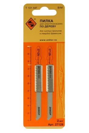 Пилка для электролобзика T101 AIF 2 шт. Энкор 27129 купить в Надыме