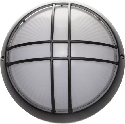 Светильник уличный СВЕТОЗАР "ОРБИТА" влагозащищенный, цвет черный, 100Вт SV-57313-B купить в Надыме