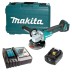 Аккумуляторная углошлифовальная машина Makita DGA504RT (1* АКБ 5Ач, ЗУ) купить в Надыме